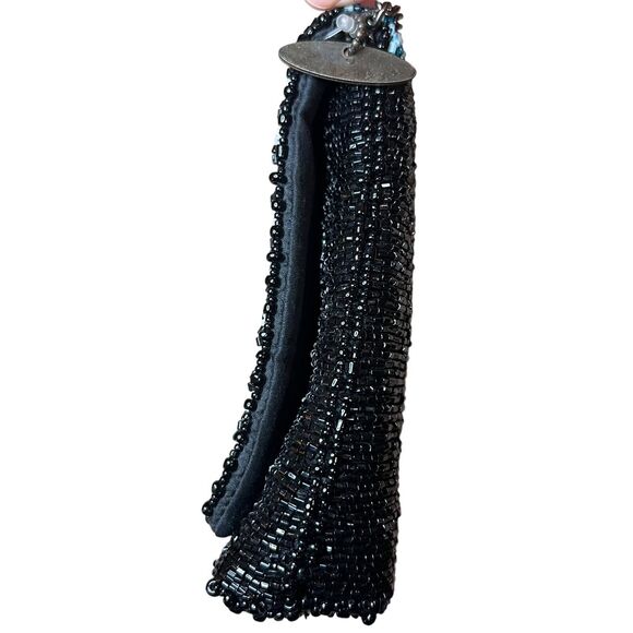 Mary Frances Beaded Crossbody Handbag Purse Lemons Fruit Sparkle Chain Strap - Picture 12 of 15